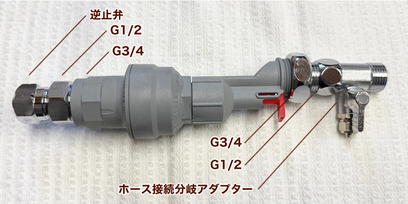 口径を変換する