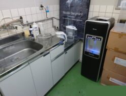 東京都大田区の企業オフィスに設置した水道直結ウォーターサーバー
